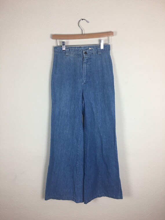 Vintage 1970s Blue Dittos High-Waisted Jean Bell B