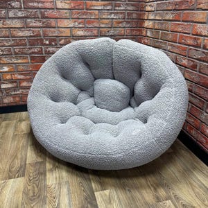 Handmade Recliner Chair – Soft 2-in-1 Lounger & Armchair for Home Comfort – Home Decor Gift – Convertible Armchair Lounger for Living Room