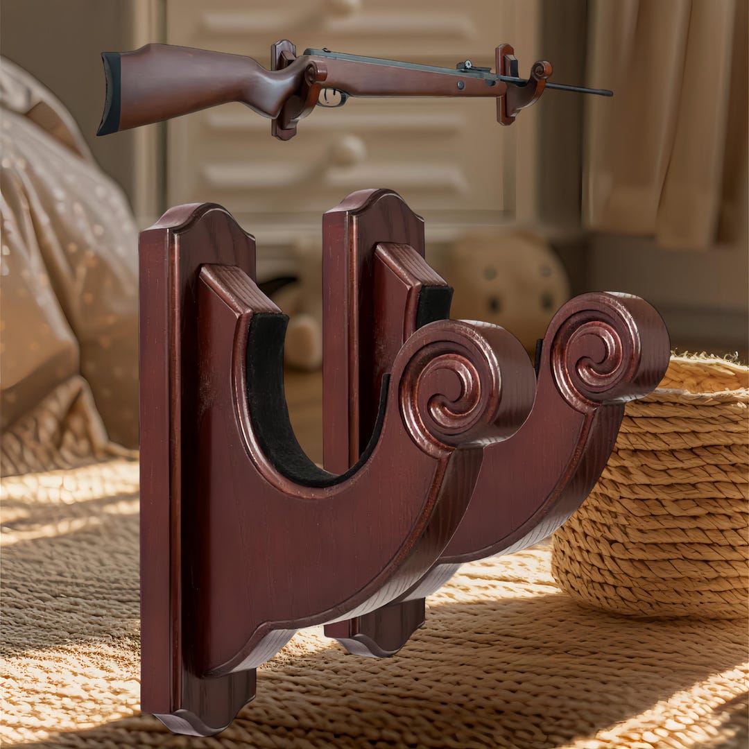 Hand Made Gun Rack Wooden Wall Gun Rack,ash Rifle Wall Gun Mount Wall Gun Rack Holder ...
