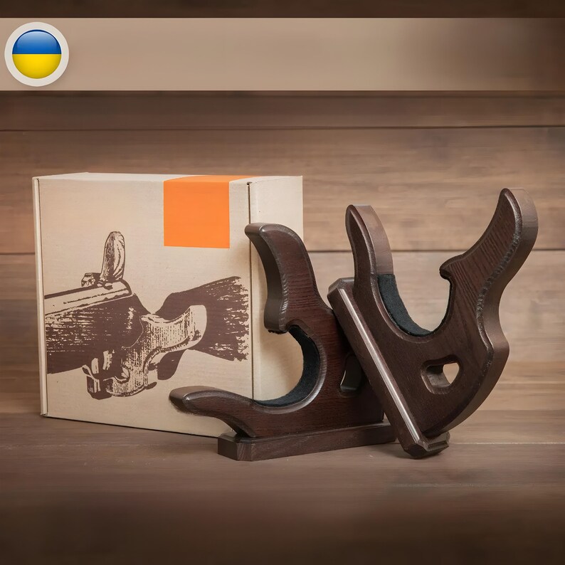 Hand Made Gun Rack Wooden Wall Gun Rack ~ Ash Rifle Wall Gun Mount ~ Wall Gun Rack Holder ...