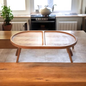 Wooden tray, Breakfast Tray with Legs, Wooden Tray, Rustic Tray, Bed Tray, Breakfast Table, Bed Table, Flower Tray, Serving Tray