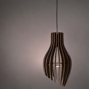 Wood Pendant Light,Mid Century Modern Chandelier,Modern Light Fixture,Modern Wood Chandelier,Ceiling Light Fixture,Hanging Lamp