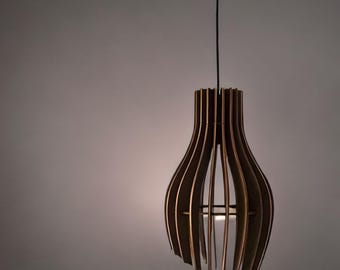 Wood Pendant Light,Mid Century Modern Chandelier,Modern Light Fixture,Modern Wood Chandelier,Ceiling Light Fixture,Hanging Lamp,Gift idea