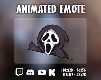 Scary Face Animated Emote · Bongo Scream Emoji · Twitch, Discord, Kick · Meme Cat Parody · Dead by Daylight Emoticon · Streaming Reaction