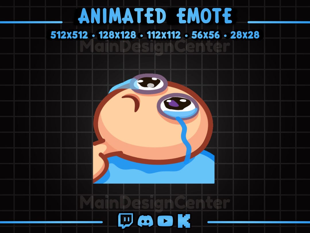 Crybaby Animated Emote · Popular Dramatic Meme Emoji · Twitch, Discord ...
