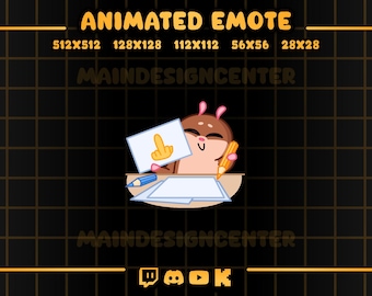 Middle Finger • Animated Emote • Funny Hamster Emoji • Twitch, Discord, Youtube, Kick • Meme Chat GIF