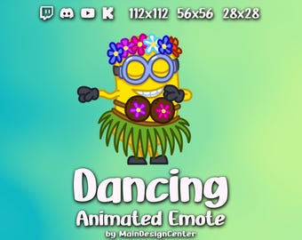 Dancing Minion · Animated Emote · GIF Chat Emoticon · Twitch