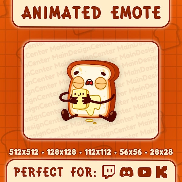 Toast Animated Emotes - Etsy