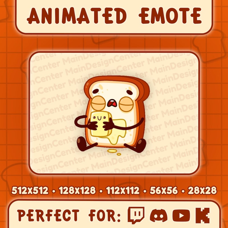 Toast Animated Emotes - Etsy