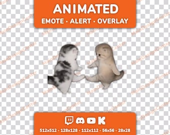 Paw Dance Animated Emote + Stream Overlay · Twitch, Discord, Youtube, Kick · Dancing Cat GIF · Viral Tiktok Meme