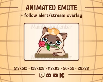 Macho · Sigma Animated Emote · Follow Alert · Cat Stream Overlay · Twitch, Discord, YouTube, Kick · Chad Emoji · Alpha GIF
