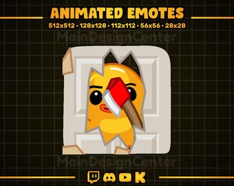 ドアブレイカーアニメーションエモート · 面白いレイド絵文字 · Twitch、Discord、Kick、YouTube · フォローアラート · ストリーミングアセット · かわいいホラー絵文字
