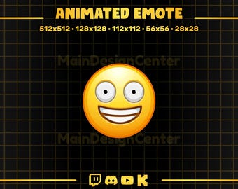 Crazy Face · Animated Emote · Follow Alert · Stream Overlay · Twitch, Discord, Youtube, Kick · Meme GIF