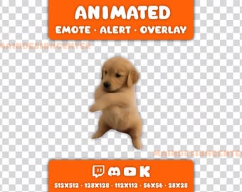 Scuba Dancing Dog · Animated Emote · Follow Alert · Stream Overlay · Twitch, Discord, YouTube, Kick · Tik-Tok Memes