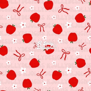Äpple seamless mönster, äppleplocknings seamless mönster, bondens marknad mönster, höstäpplemönster, vår seamless mönster, sommar seamless