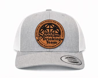 Epcot World Showcase Drinking Team Trucker Hat - Snapback Cap