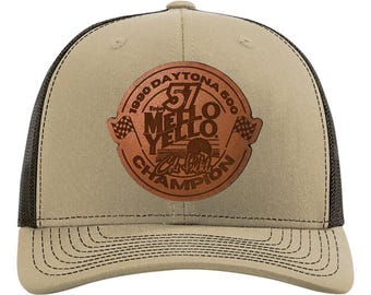 Cole Trickle Daytona 500 Champion Richardson 112 Trucker Hat Days of Thunder NASCAR Mello Yello