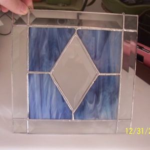 Single Beveled Diamond with Beveled Border- Small