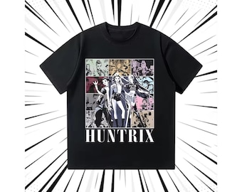 Huntrix Girl T Shirt, Kpop Manga Shirt, Demon Hunters Merch, Saja Girls Tee, Gift for Huntrix fan