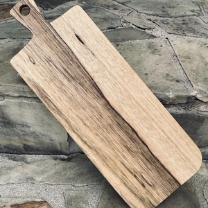 Handmade Black Limba Charcuterie Board – Unique Hardwood Serving Tray – Rustic & Modern Entertaining Platter