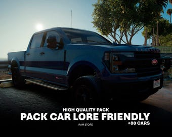 Lore Friendly Pack Cars +80 / FIVEM / GTA - Non branded Pack cars