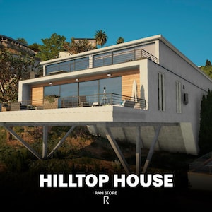 Hilltop House | FIVEM | MLO | Landhuis | Aangepast interieur | Rollenspel | Sterk geoptimaliseerd / Aangepast / Hoge kwaliteit