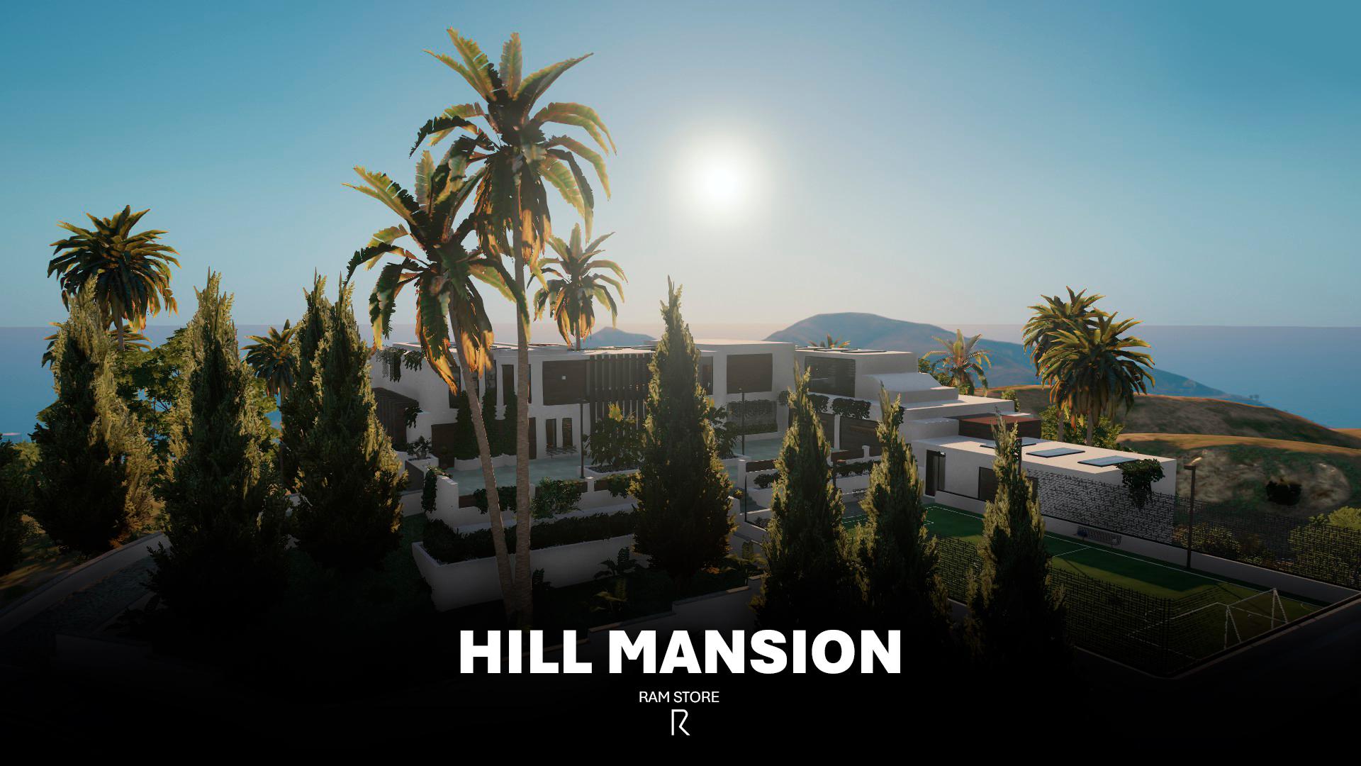 Hill Mansion | FIVEM | MLO | House | Custom Interior | Roleplay | Highly Optimized / Modified / High Quality