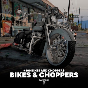 Bikes & Choppers / FIVEM / GTA - Pack cars