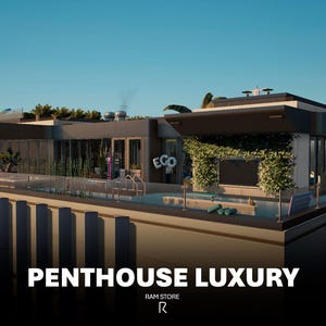 Luxe penthouse | FIVEM | MLO | Huis | Aangepast interieur | Rollenspel | Zeer geoptimaliseerd / aangepast / hoge kwaliteit