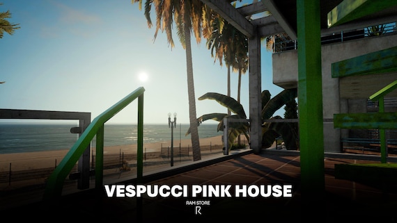 Vespucci Pink House | FIVEM | MLO | Mansion | Custom Interior | Roleplay | Highly Optimized / Modified / High Quality
