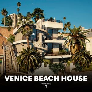 Venice Beach House | FIVEM | MLO | House | Custom Interior | Roleplay | Highly Optimized / Modified / High Quality