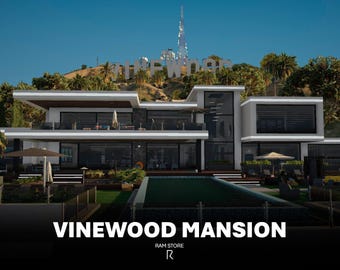 Vinewood Mansion Hills | FIVEM | MLO | House | Custom Interior | Roleplay | Highly Optimized / Modified / High Quality