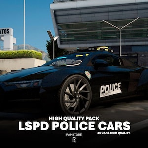 LSPD Police Vehicles Pack / FIVEM / GTA - Non branded Police Pack cars