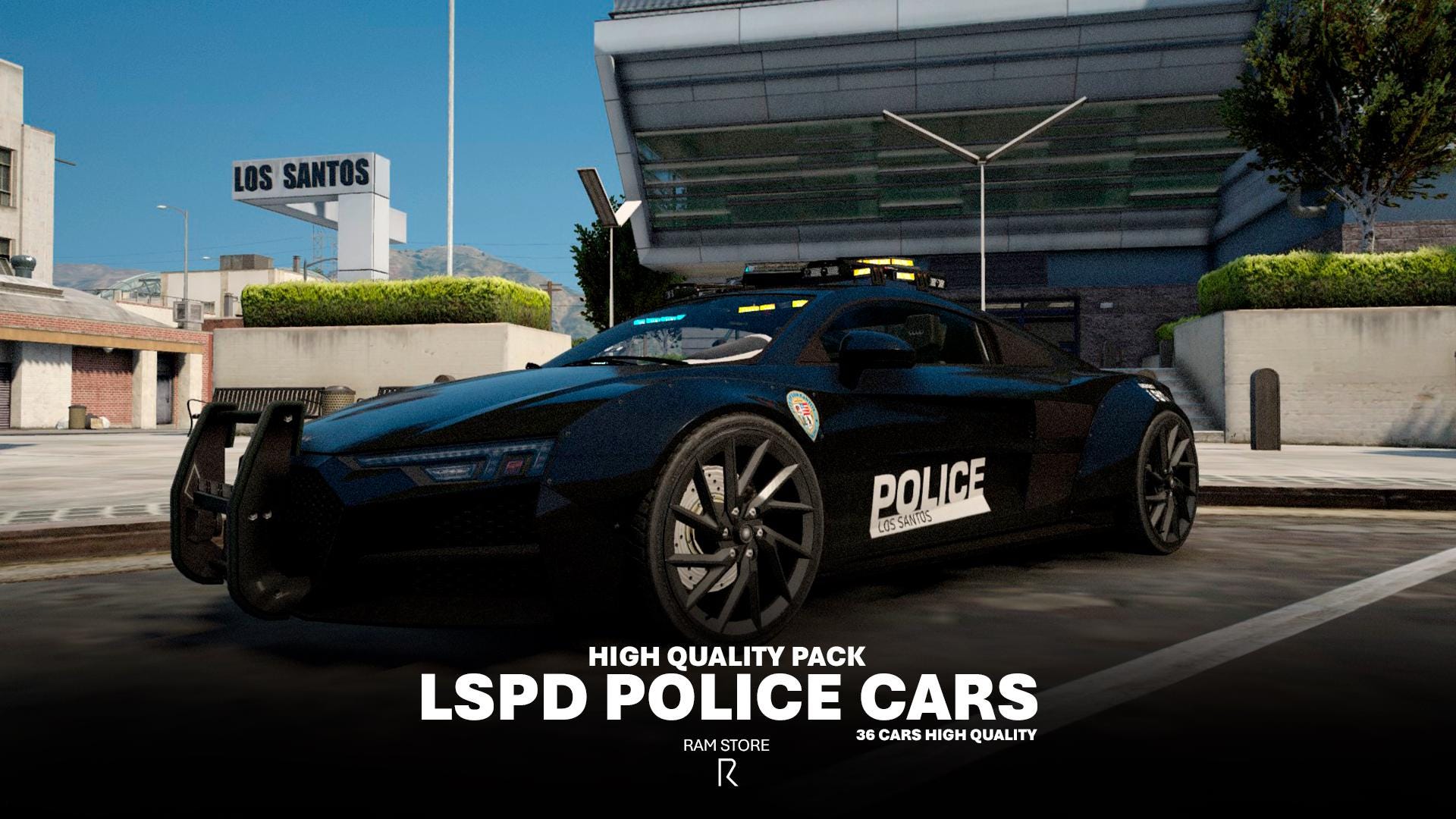 LSPD Police Vehicles Pack / FIVEM / GTA - Non branded Police Pack cars