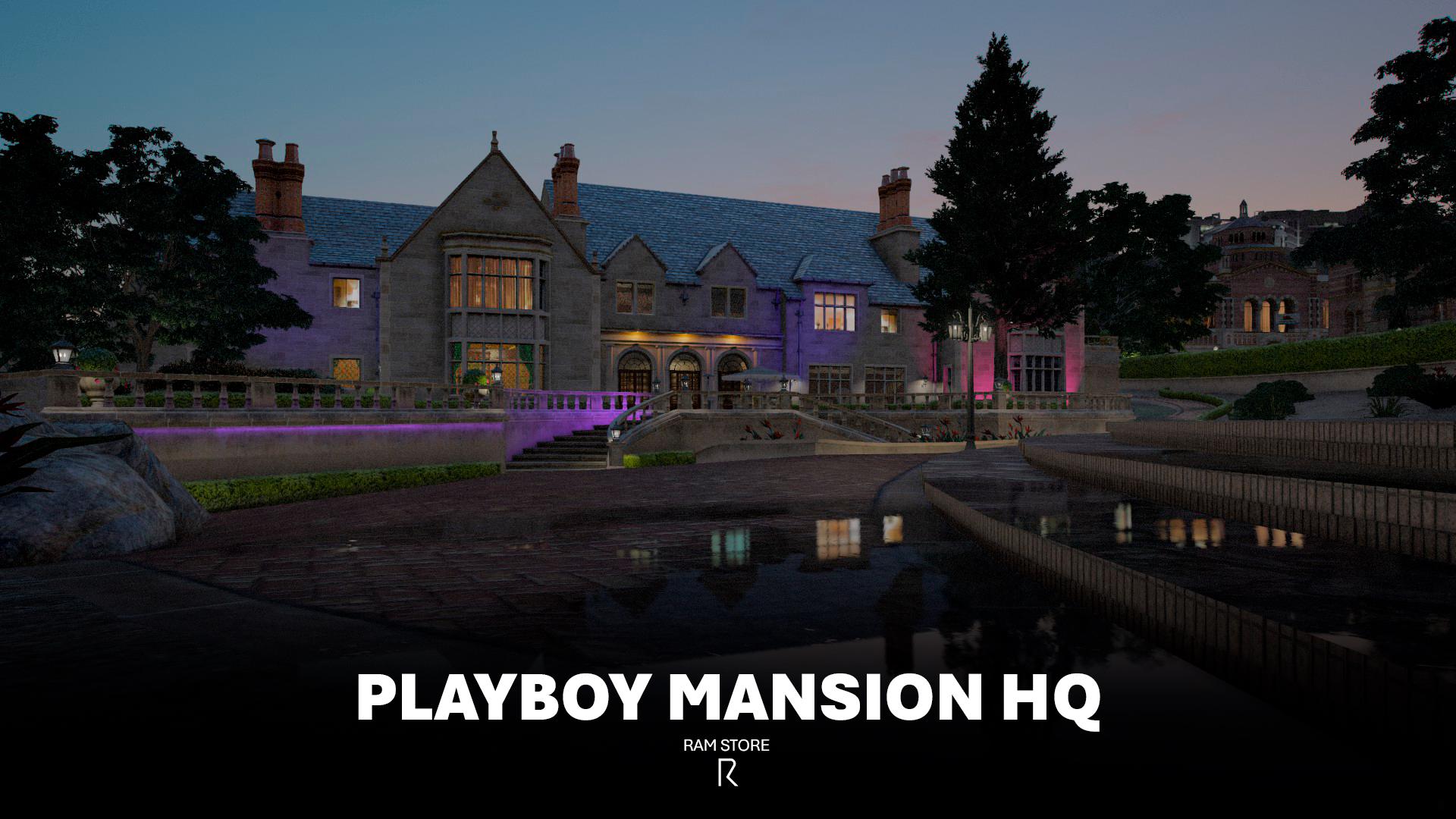 Playboy Mansion HQ | FIVEM | MLO | House | Custom Interior | Roleplay | Highly Optimized / Modified / High Quality
