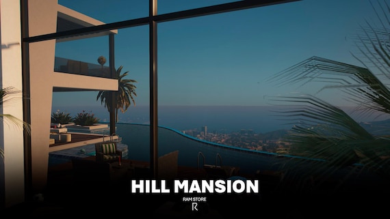 Hill Mansion | FIVEM | MLO | House | Custom Interior | Roleplay | Highly Optimized / Modified / High Quality