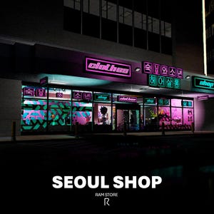 Seoul Shop | FIVEM | MLO | Store | Custom Interior | Roleplay | Highly Optimized / Modified / High Quality