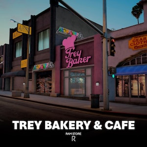 Trey Bakery & Cafe | FIVEM | MLO | Store | Custom Interior | Roleplay | Highly Optimized / Modified / High Quality