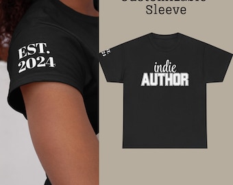 Customizable Author Shirt Perfect Gift for Writers, Book Lovers, Creative Souls, Literary Events, Writer Gifr