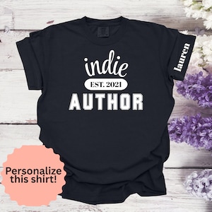 Personalized Author TShirt, Perfect Gift for Writers, Book Lovers, Author Gifts, Romance Readers, Book Boyfriend, New Author, Book Lover