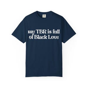 Black Love Book Lovers T-Shirt, Unisex Graphic Tee, Reader Gift, Literary Apparel, Bookworm Top, Printed T-Shirt image 4