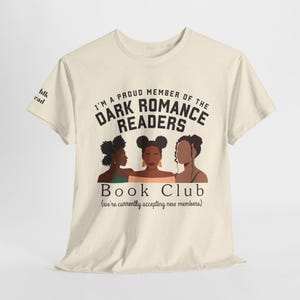 DARK ROMANCE Book Club T-Shirt, Perfect Gift for Writers, Book Lovers, Author Gifts, Romance Reader, Book Boyfriend, New Author, Book Girlie