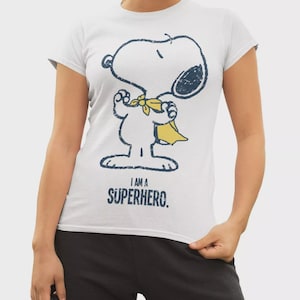 Peanuts Snoopy Super Official Women's T-Shirt Snoopy Superhero Shirt Peanut Comic Gift For Dog Lover Tee