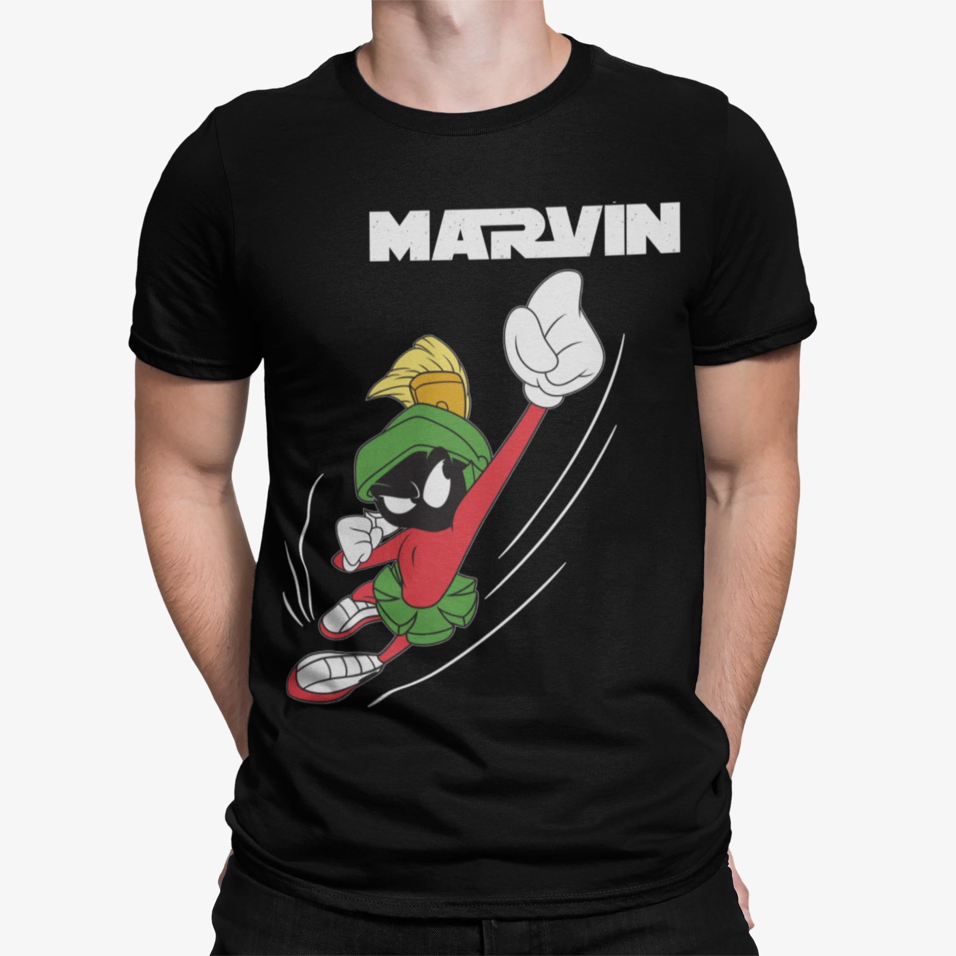 90s vintage black out マービンザマーシャン Tシャツ XL マービン・ザ