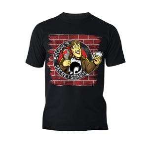 Kevin Smith Jay & Silent Bob Reboot T-Shirt: Brodie&#39;s Secret Stash Logo