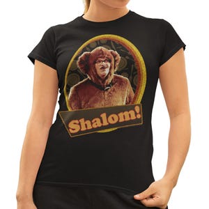Freitag Abend Abendessen T-Shirt Jim Shalom Hunde Kostüm Meme British Comedy Tee