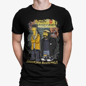 Kevin Smith Jay & Silent Bob Remix Springfield Quick Stop Official Men's T-Shirt