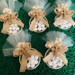 Wedding Almond Candy Favor, Unique Baptism Gifts, Christening Favors, Holy Communion Favor, Mi Bautizo, Baptism Gift, Baptism Almond Candy