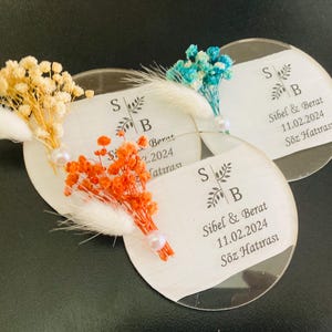 Wedding Favor Magnet, Personalized Wedding Magnet,Wedding Favors for Guests,  Wedding Thank you gift, Transparent Circle Magnet Favors