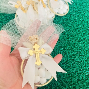 Wedding Almond Candy Favor, Unique Baptism Gifts, Christening Favors, Holy Communion Favor, Mi Bautizo, Baptism Gift, Baptism Almond Candy